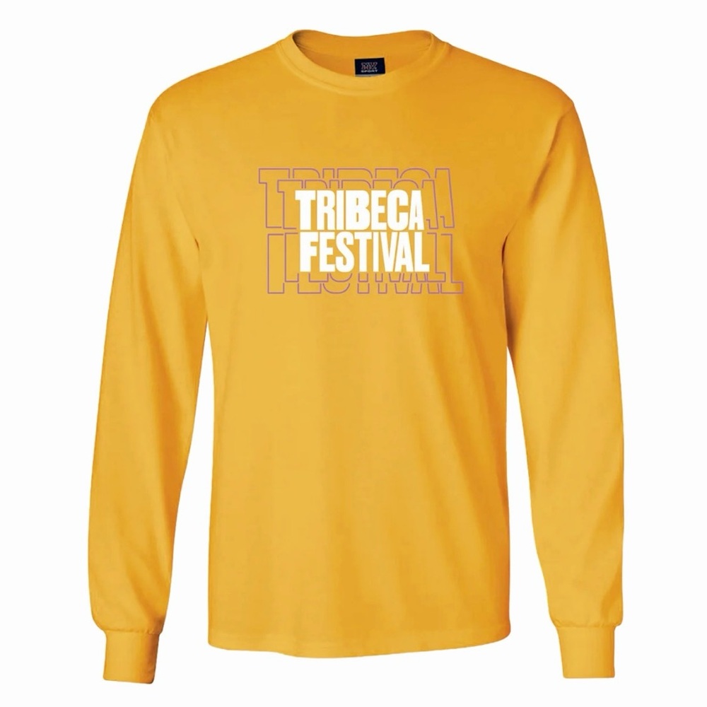 Tribeca Festival Yellow Long Sleeve Shirt